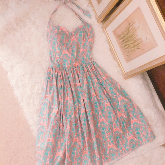 Bernie Dexter Dresses & Skirts - Bernie Dexter Paris Eiffel tower Halter dress